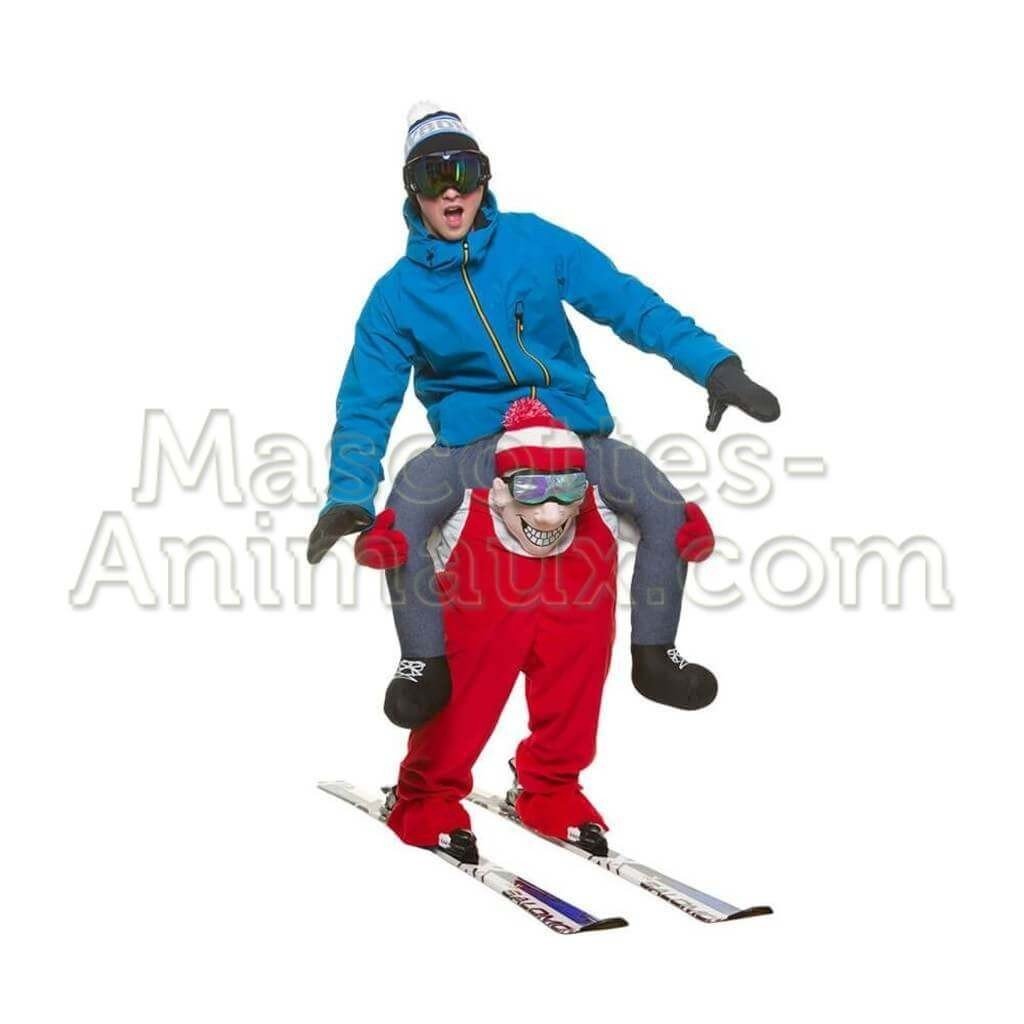 Achat riding mascotte skieur pas chère. Déguisement riding mascotte skieur. Riding Mascotte discount skieur.
