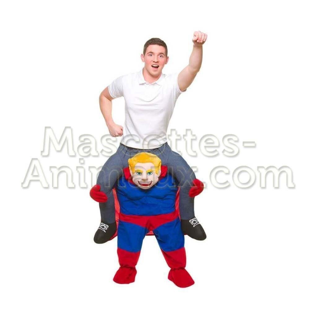 Achat riding mascotte superman pas chère. Déguisement riding mascotte superman. Riding Mascotte discount superman.