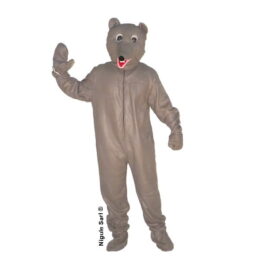 déguisement mascotte castor ours