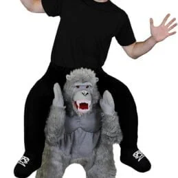 déguisement mascotte singe gorille king kong riding