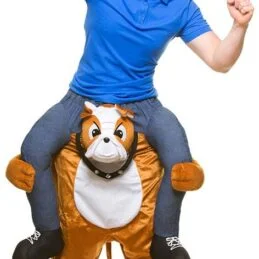 déguisement mascotte chien bulldog