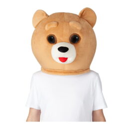 déguisement mascotte tête ours Ted