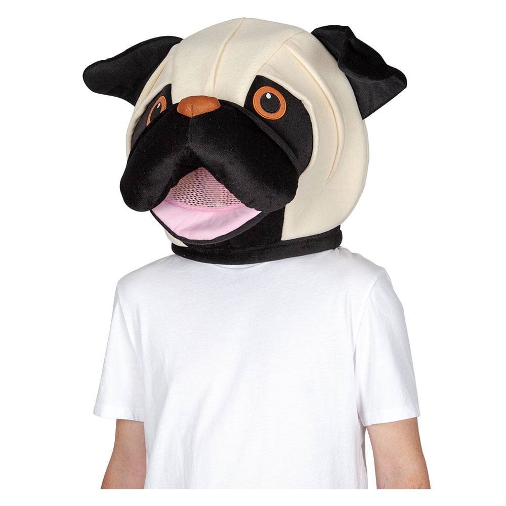 déguisement mascotte tête de chien bulldog